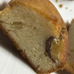 ノーウェアマン - 栗のマドレーヌ　断面