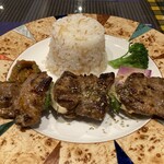 トルコ料理 アセナ - シシケバブ・ピラフ