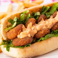 ポップコーンシュリンプサンド