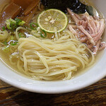 中華そば いぶき - 冷やしイリコそば（麺）