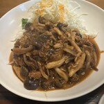 定食 くぅべ - 煮込みハンバーグ