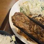 定食 くぅべ - 断面