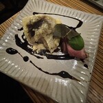 slow　luck - 椎茸の射込み揚げと冷製の鴨ロース 和バルサミコ