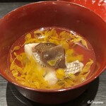 じき 宮ざわ - 真鯛に木耳と菊花の椀