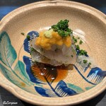 じき 宮ざわ - 汐子､餅米の枕､生海胆