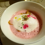 ビストロ ダイア - 精進大根と松茸のスープ カプチーノ仕立て