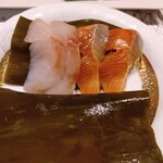 湯宿 だいいち - 標津産桜鱒　鱈　こんふをはずすと