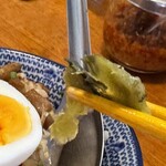 富安茶楼 - 高菜です。良い箸休め。