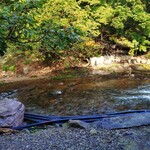 湯宿 だいいち - 隣接する川。調べたらぐねって太平洋に流れていくらしい