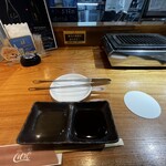 焼肉いわじ - カウンター席