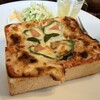 ティーハウス リーベ - 料理写真:ピザトーストセット650円