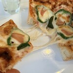 ティーハウス リーベ - チーズが伸びます