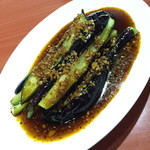 四川食府 - 茄子のニンニク和え（２８０円）２０１４年１１月