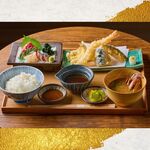 本日の天ぷら＆海鮮小鉢定食（藻塩＆美味出汁）