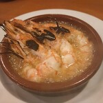 EHIME×スペイン料理 ふしおん - 有頭赤海老のアヒージョ