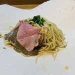 芛堂寺 - 和え玉(蟹みそソース)400円