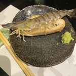 番屋 七宝丸 - 海老の踊り食い