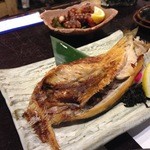 陸蒸気 - ほっけ焼700円