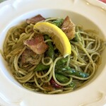 ルイジアナママ - ・スウィートバジルのペペロンチーノとグリーンアスパラ 2,112円/税込