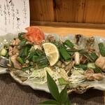 鯖乃家 - 桜島鶏のスタミナ焼き　　これめっちゃ好き♡
      おそらくコレ嫌いな人はいない。誰も見てなかったら汁飲みたかった。