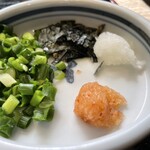 献上そば 羽根屋 - 薬味４種