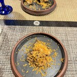 すずきの - 焼き魚からすみ添え