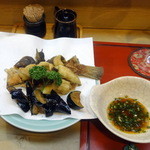 さかもと - カレイ唐揚げ