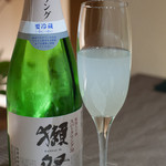 北新地 湯木 - 獺祭 スパークリング