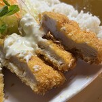 チキン亭 - チキンカツ　断面