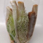パウえる - とんかつサンドイッチ