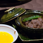 北新地 湯木 - 強肴　黒毛和牛サーロイン寿喜鍋