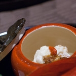 北新地 湯木 - 八寸　白和え、かつお胡桃