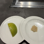 北海道焼肉 北うし - スダチ　山わさび