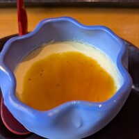 お料理 とみやま - デザートのプリン