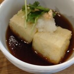 MORI-MESHI 小田原 - 揚げ出し豆腐。絹でおいしい