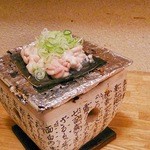 酒菜と炭 てりや - 白子の昆布七輪焼き