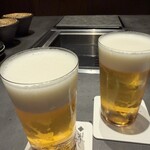 北海道焼肉 北うし - 乾杯