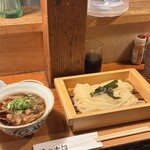 うどん 萬田次郎 - 肉つけうどん　1,100円