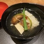 324123305 - 鱧と松茸の素晴らしいコラボ
