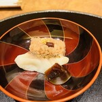 柏屋 大阪千里山 - サプライズのお赤飯とお鯛さん