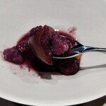 馳走西健一 - 赤ワインのシャーベットと