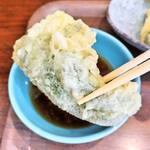 よりみち食堂 - ピ－マンの天ぷら