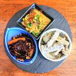 よりみち食堂 - おまかせ盛り合わせ「３種」