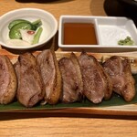 山形蕎麦と串揚げのお店 焔蔵 - 鴨わさび