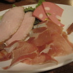 ポルコロッソ - ハム盛り合わせ