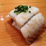 天寿し - 太刀魚 (梅肉)