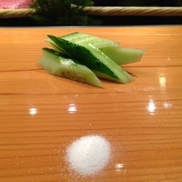 天寿し 京町店 - 胡瓜 (塩)