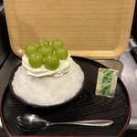 甘味処 雪屋 Conco - シャインマウカットミルクかき氷