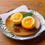 とろとろ旨味半熟卵天ぷら（旨味出汁）