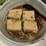 そば吟 - 栃尾揚げのきつねそば